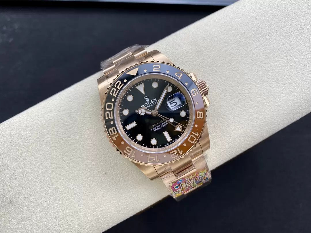 Rolex GMT Master II 126715CHNR-0001 1:1 Best Edition Clean Factory Oro rosa