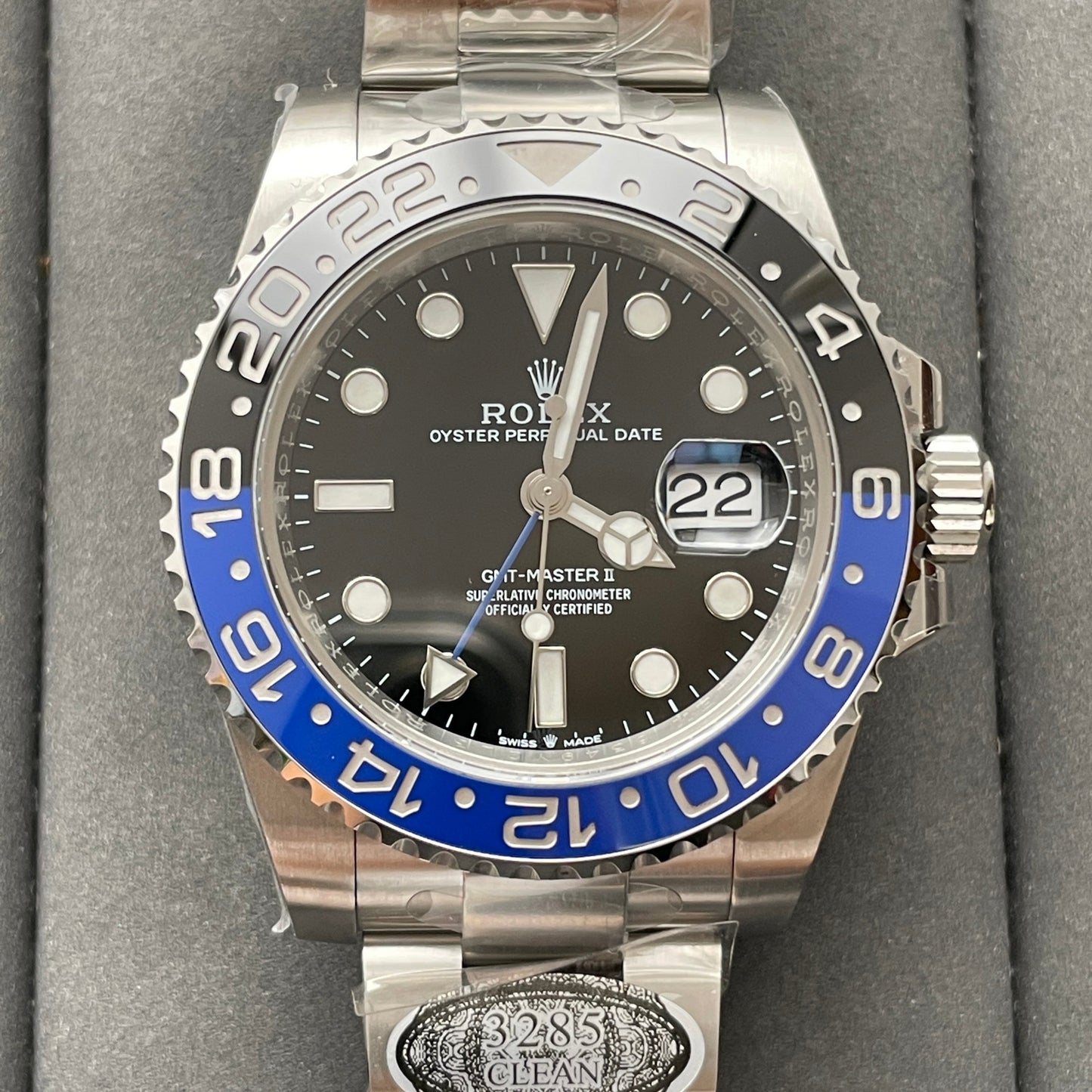 Rolex GMT Master II M126710blnr-0003 1:1 La mejor edición más nueva de 2024 Bisel de cerámica de fábrica limpio