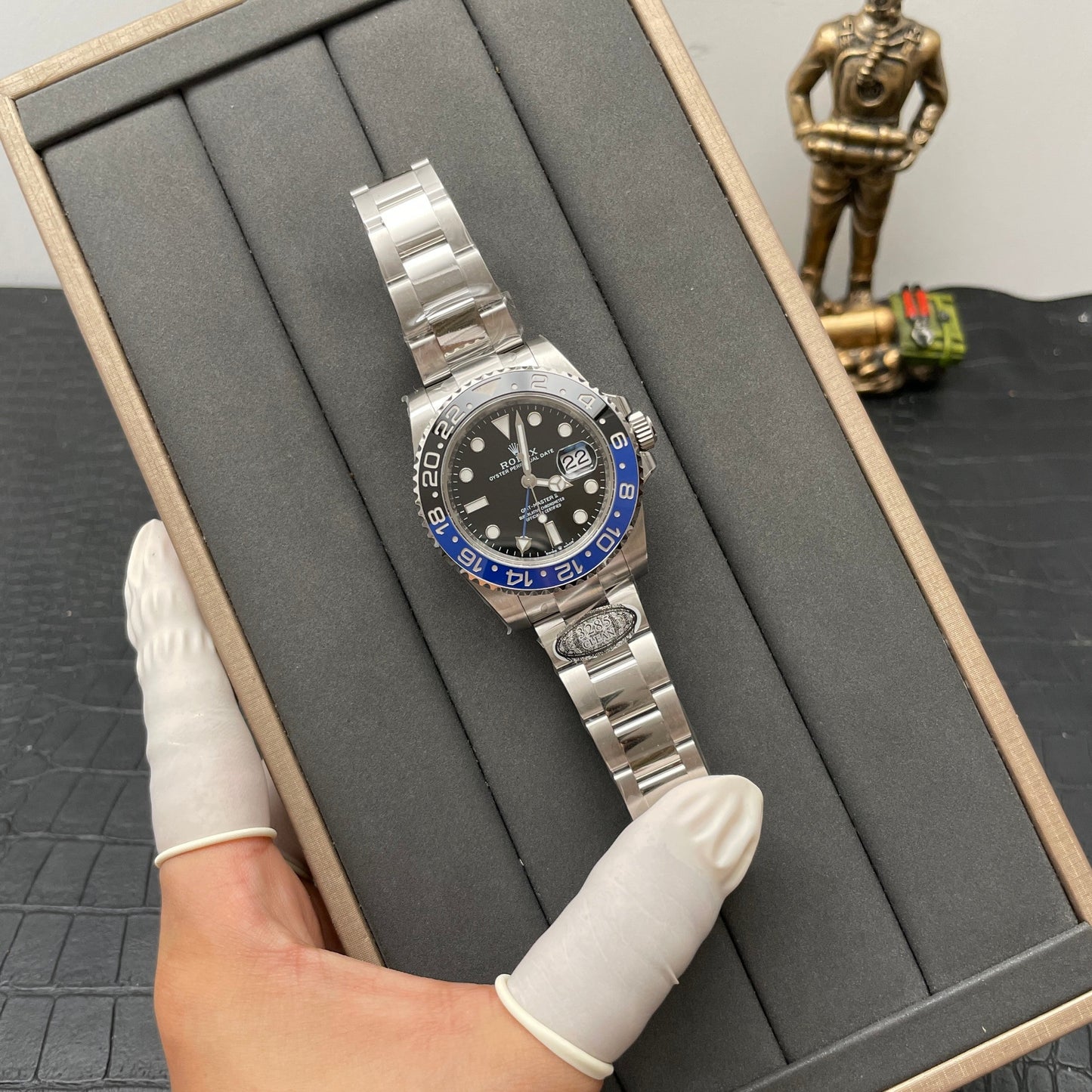 Rolex GMT Master II M126710blnr-0003 1:1 La mejor edición más nueva de 2024 Bisel de cerámica de fábrica limpio