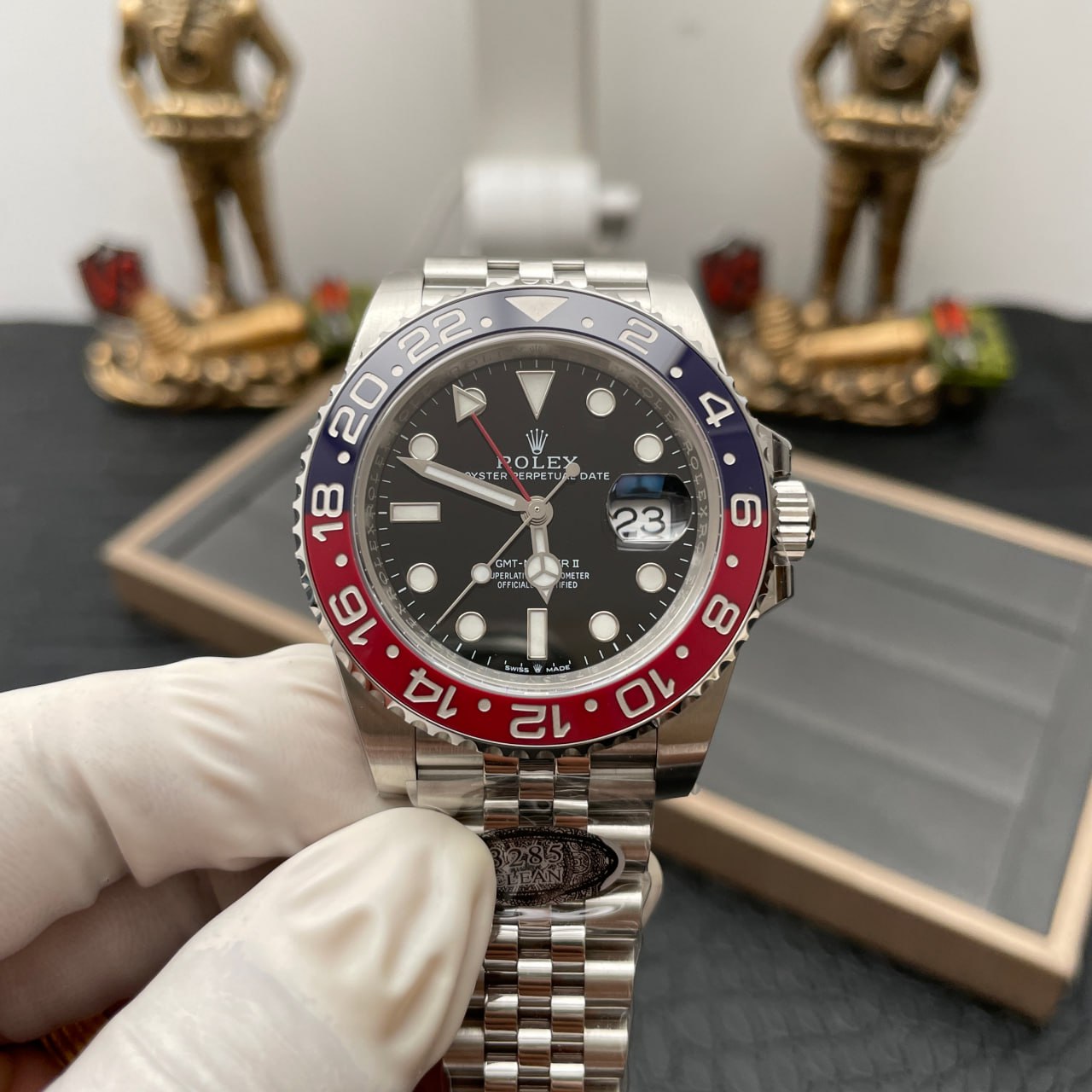 Correa Jubilee para Rolex GMT Master II M126710BLRO-0001 Edición superior Clean Factory V3S Cola Circle 