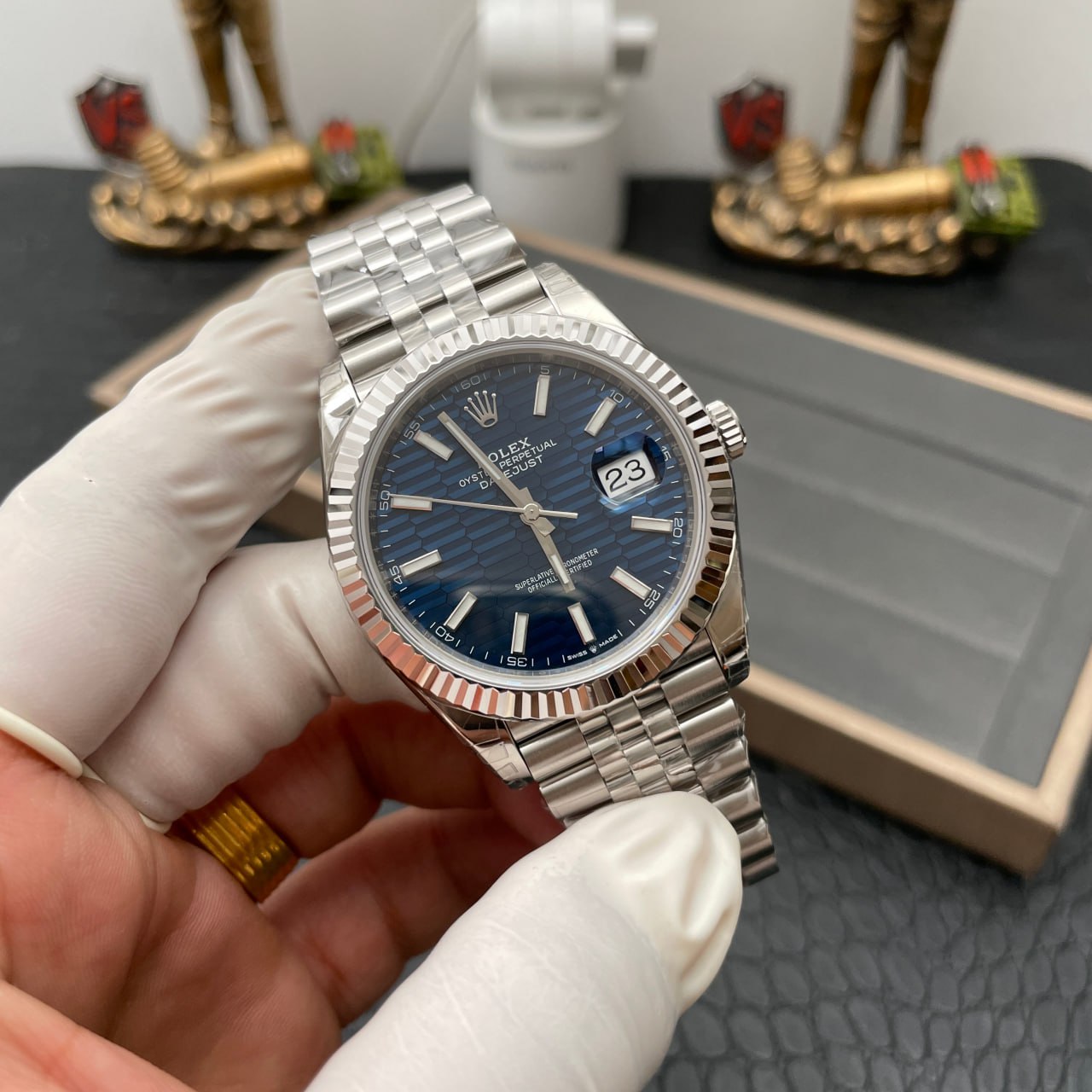 Rolex Datejust M126334-0032 41MM 1:1 Mejor edición VS Fábrica Acero inoxidable 2024