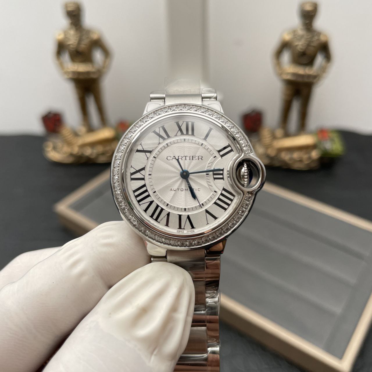 Ballon Bleu De Cartier W4BB0016 33MM 1:1 Migliore edizione AF Factory quadrante bianco