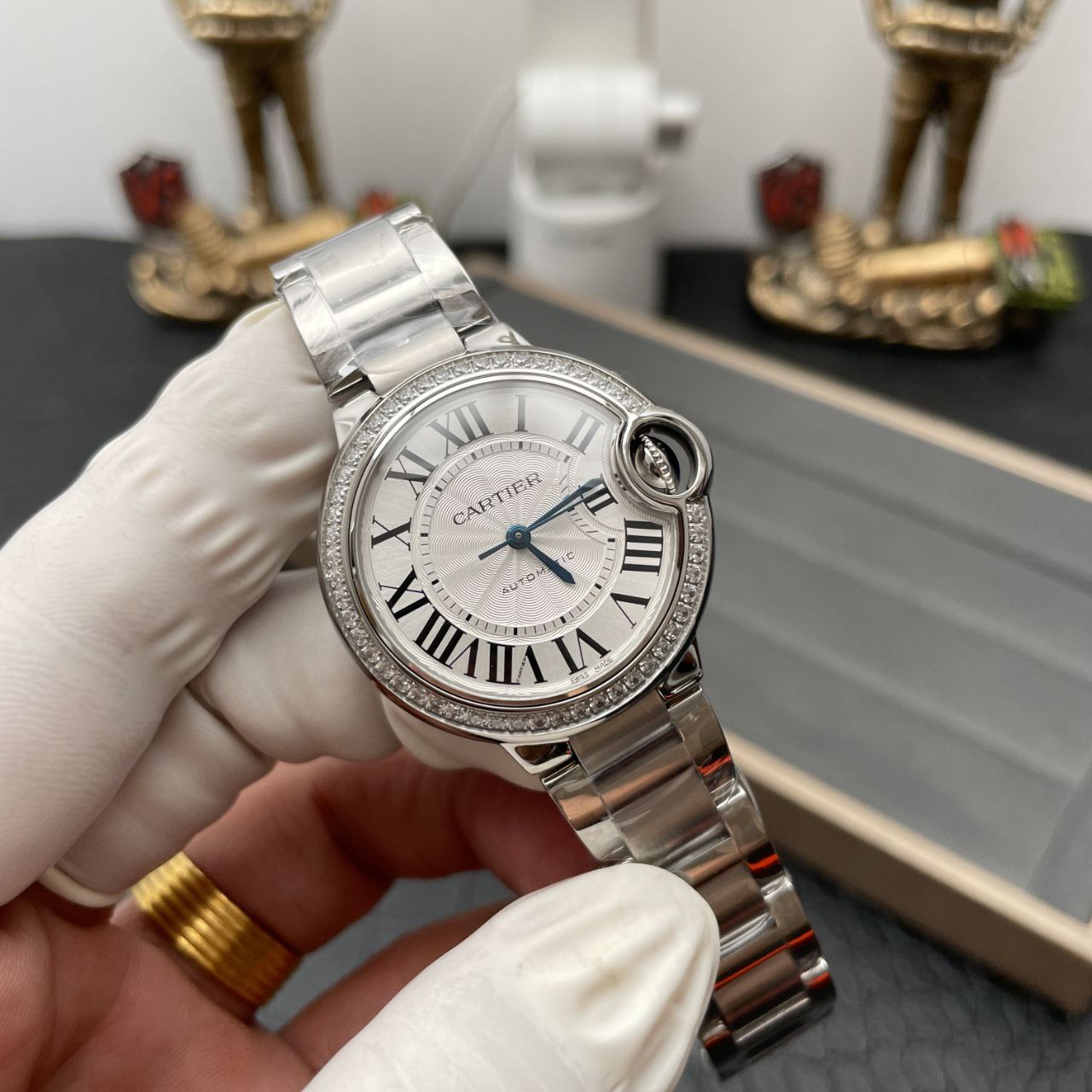 Ballon Bleu De Cartier W4BB0016 33MM 1:1 Migliore edizione AF Factory quadrante bianco