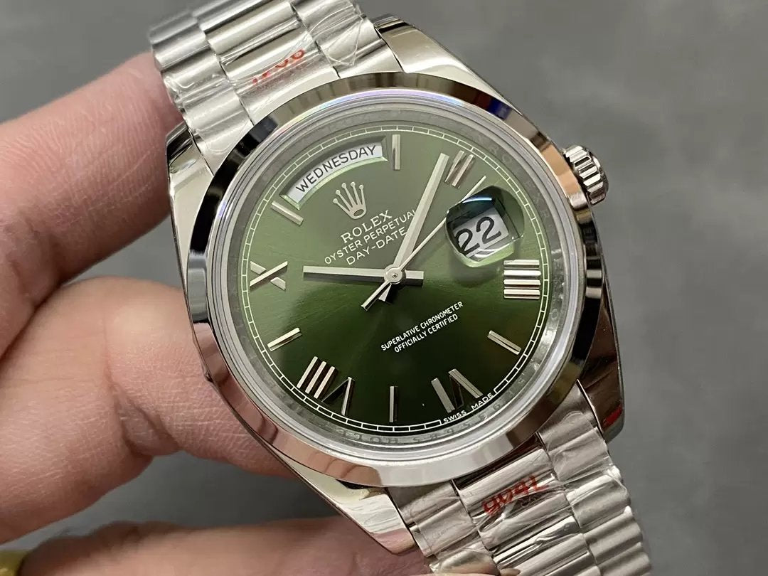 Rolex Day Date 40 - 228206-0027  QF Factory 1:1 Best Edition Green Dial