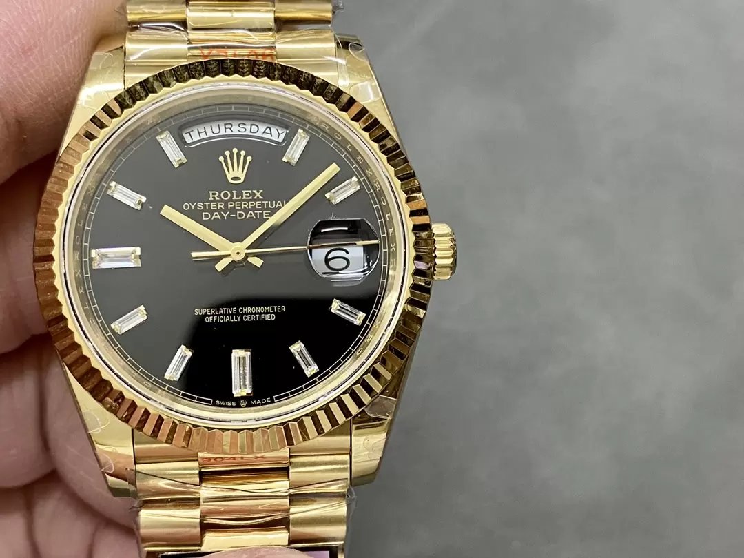 Rolex Day Date 40 m228238-0004 Esfera negra 1:1 Versión contrapeso Best Edition 183 gramos