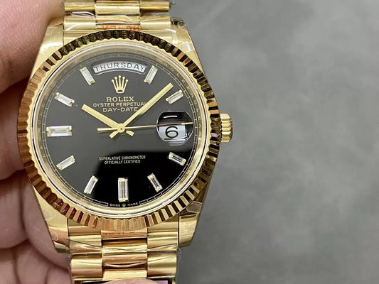 Rolex Day Date 40 m228238-0004 Quadrante Nero 1:1 Best Edition Contrappeso Versione 183 Grammi