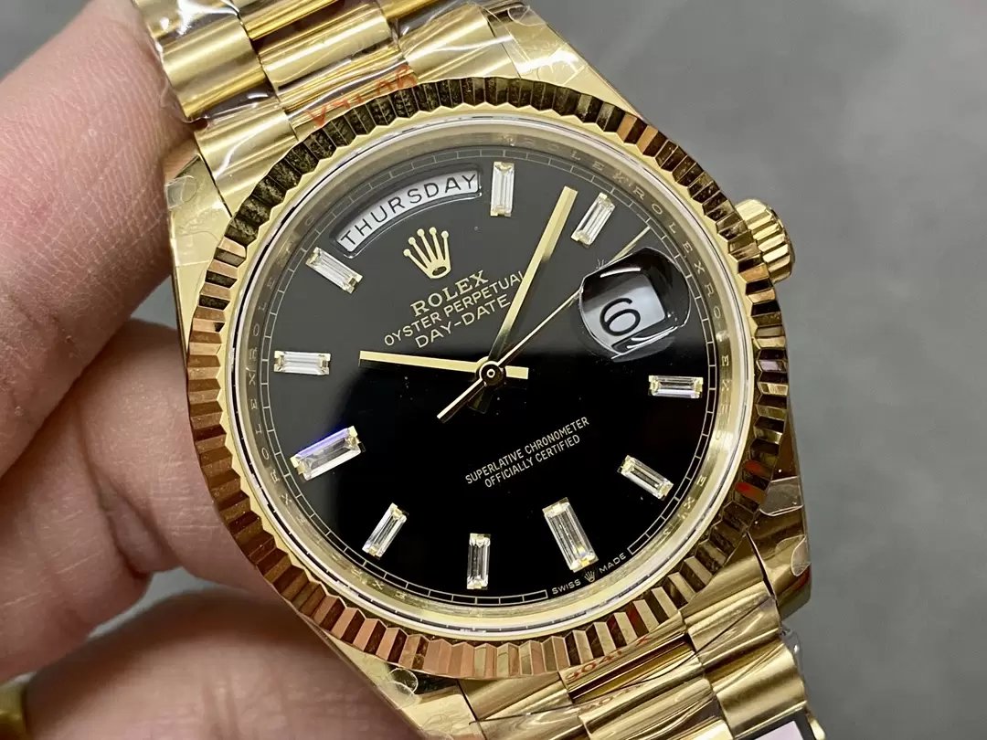 Rolex Day Date 40 m228238-0004 Esfera negra 1:1 Versión contrapeso Best Edition 183 gramos