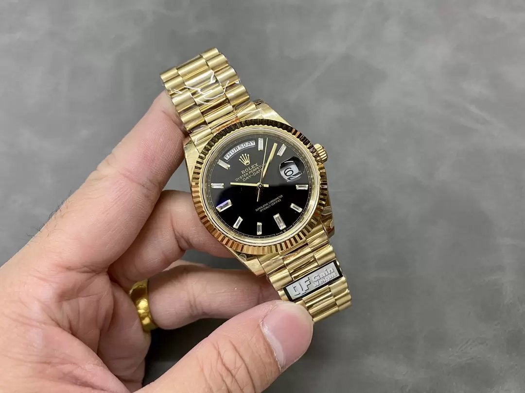 Rolex Day Date 40 m228238-0004 Esfera negra 1:1 Versión contrapeso Best Edition 183 gramos