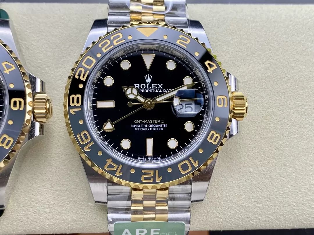 Réplica Rolex GMT Master II M126713grnr-0001 ARF Factory 1:1 Mejor edición Versión contrapeso