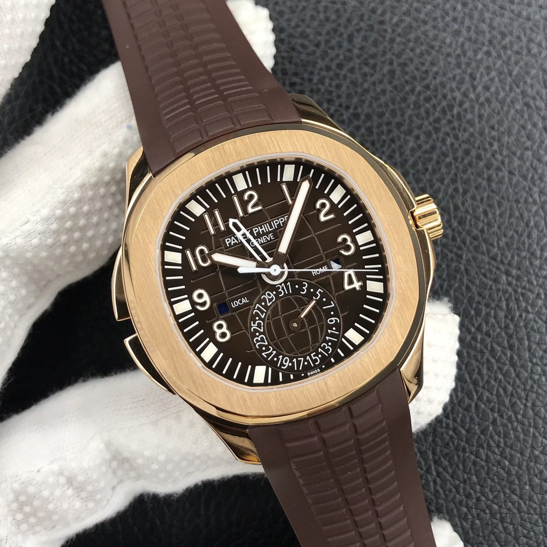 Patek Philippe Aquanaut 5164R-001 1:1 Best Edition ZF Factory quadrante marrone