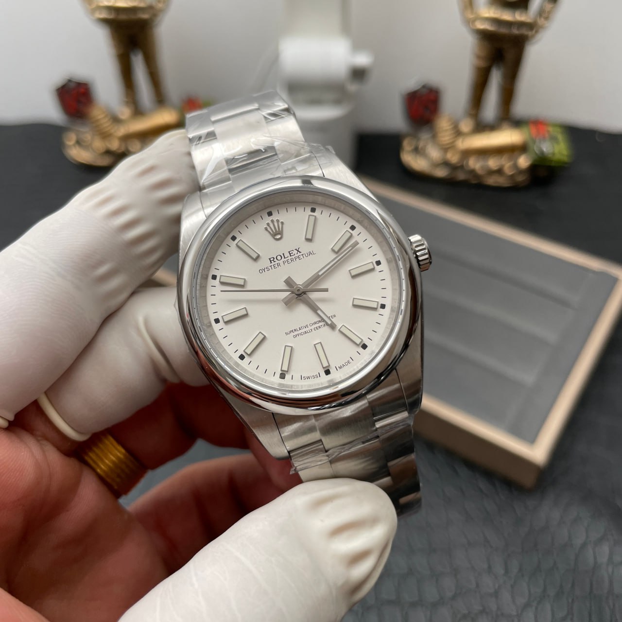 Rolex Oyster Perpetual 114300 39MM TW Factory 1:1 Mejor edición Esfera blanca