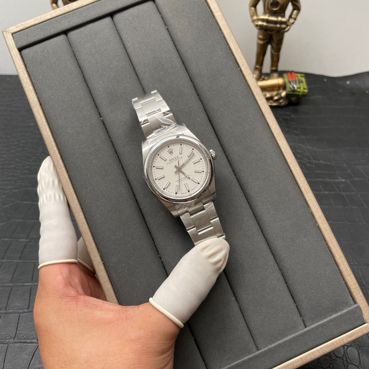 Rolex Oyster Perpetual 114300 39MM TW Factory 1:1 Mejor edición Esfera blanca