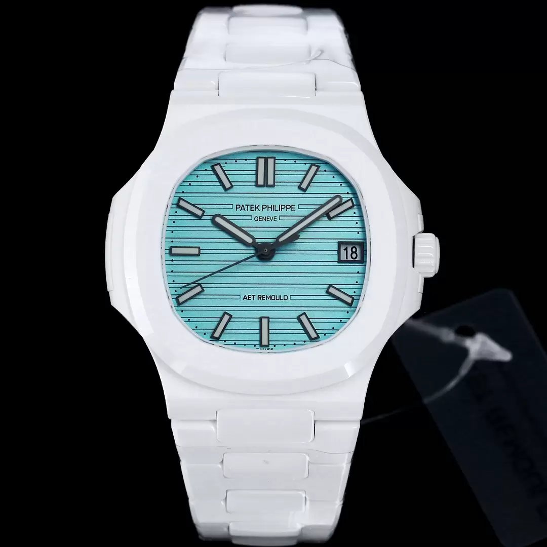 [AET modificado] Patek Philippe Nautilus 5711 Esfera de cerámica Tiffany 1:1 Mejor edición