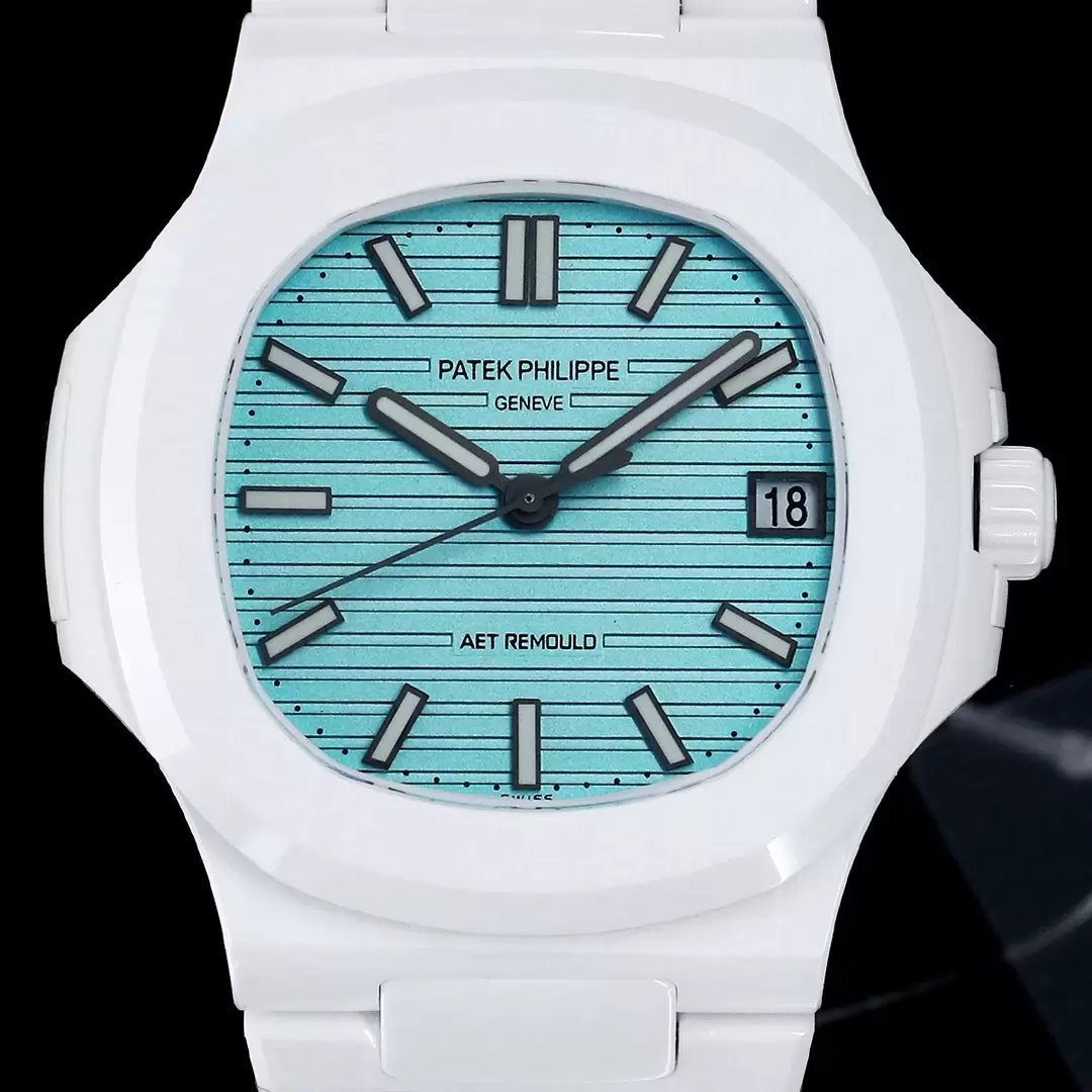 [AET modificado] Patek Philippe Nautilus 5711 Esfera de cerámica Tiffany 1:1 Mejor edición