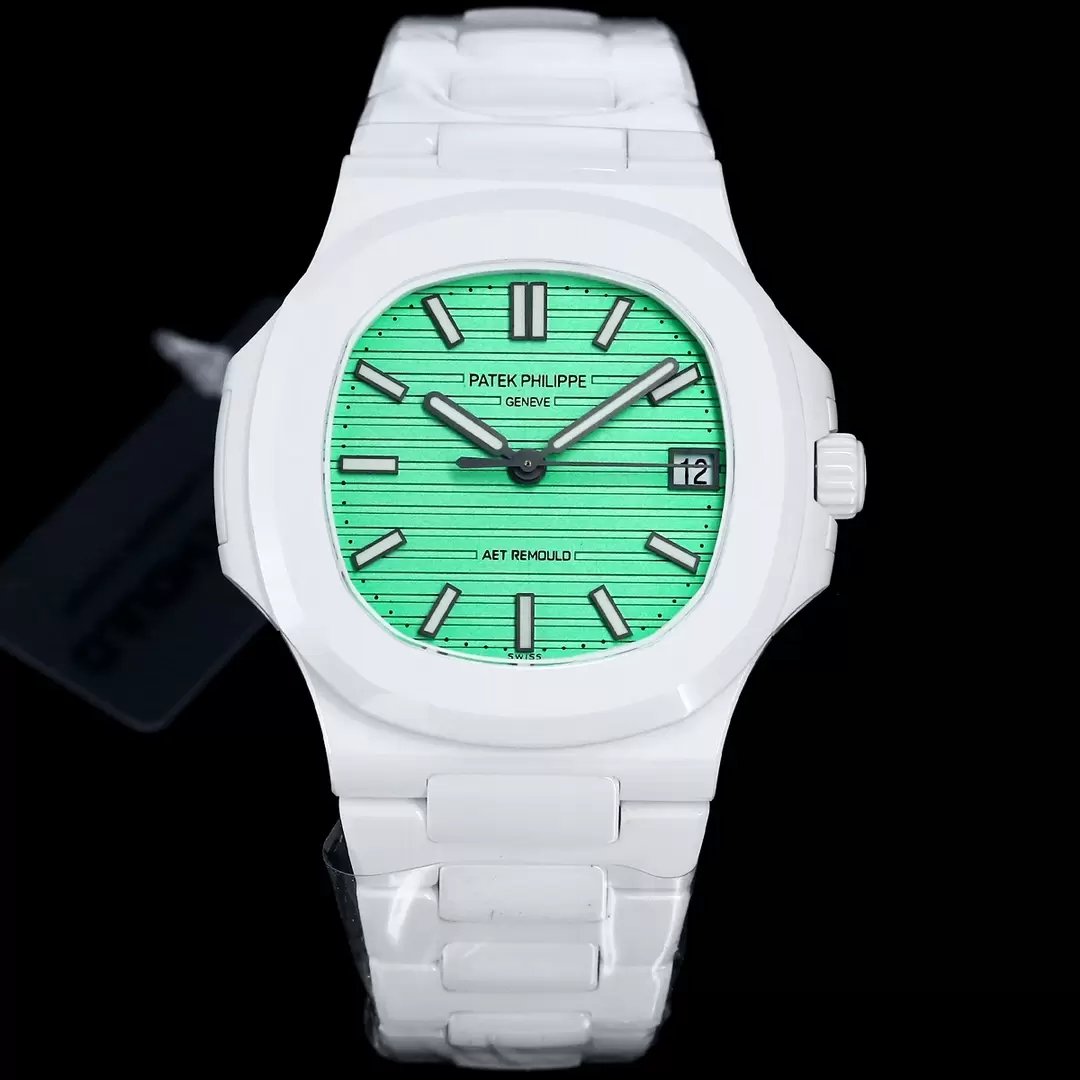 [AET modificado] Patek Philippe Nautilus 5711 Cerámica Esfera verde 1:1 Mejor edición