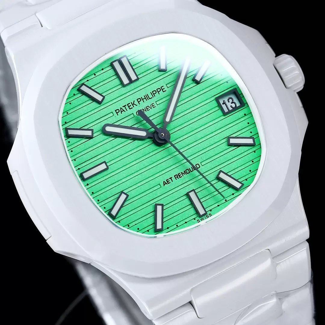 [AET modificado] Patek Philippe Nautilus 5711 Cerámica Esfera verde 1:1 Mejor edición