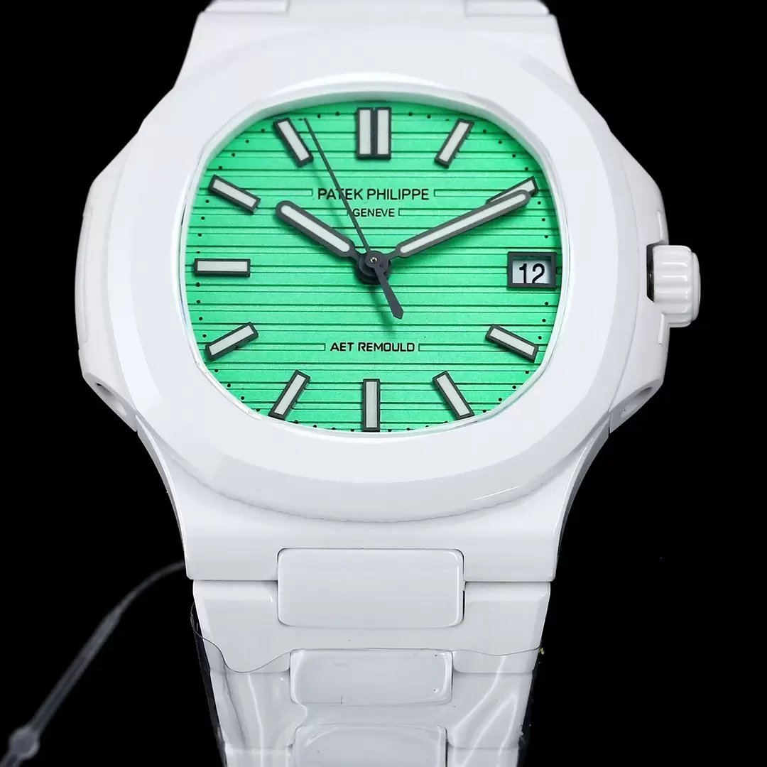 [AET modificado] Patek Philippe Nautilus 5711 Cerámica Esfera verde 1:1 Mejor edición