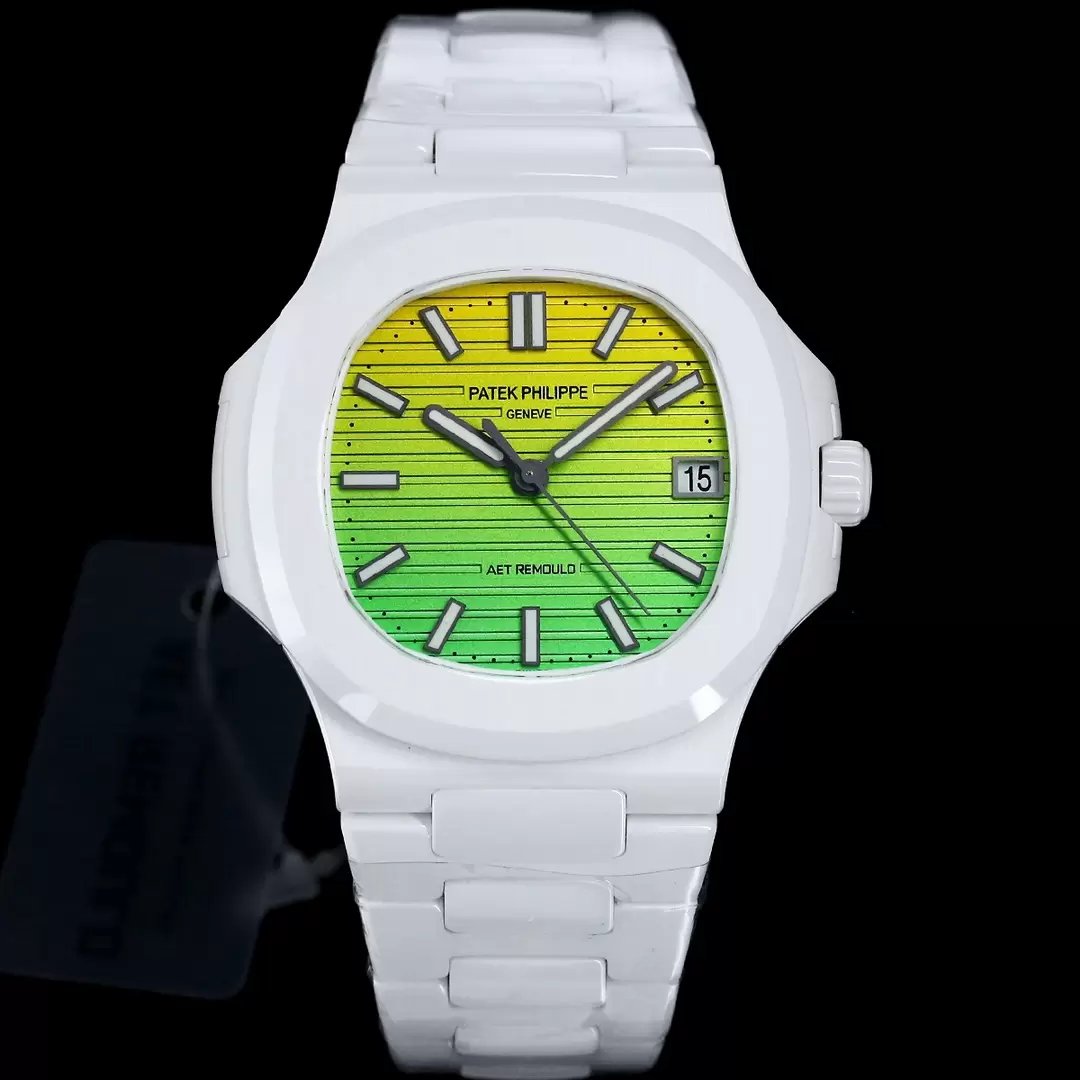 [AET modified] Patek Philippe Nautilus 5711 Ceramic gradient Green Dial 1:1  Best Edition