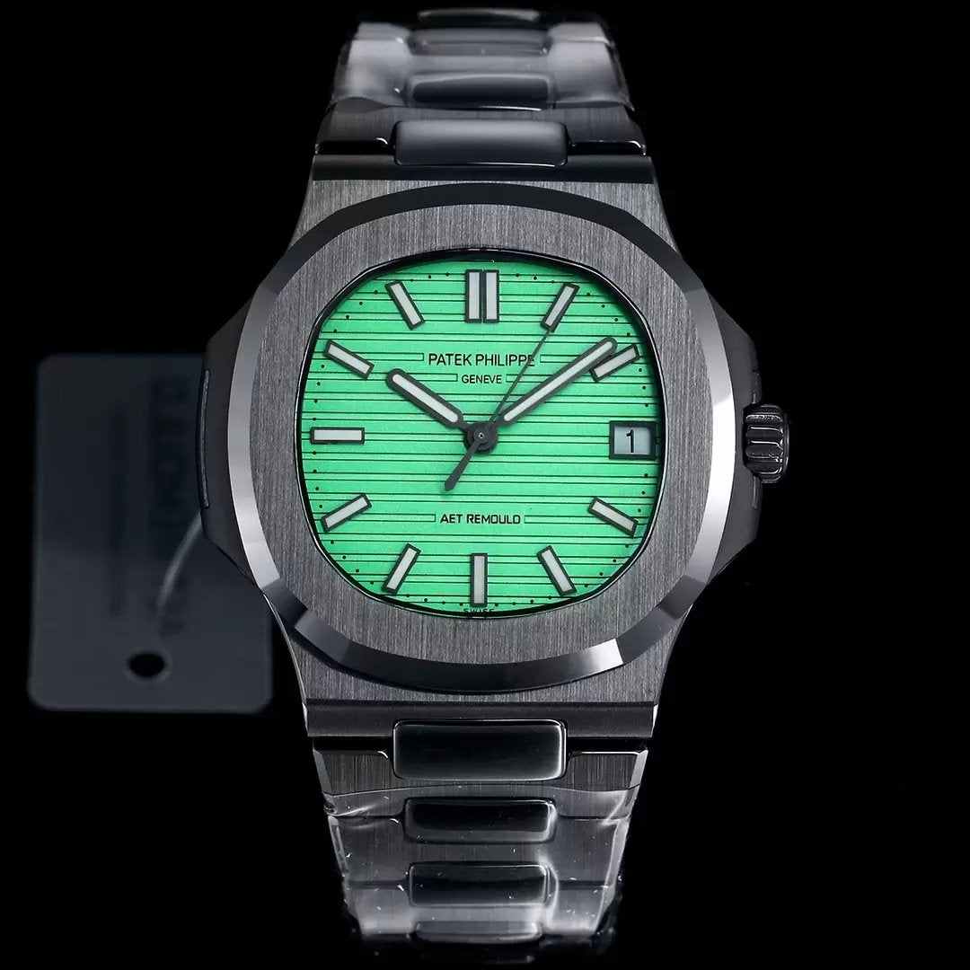 [AET modificato] Patek Philippe Nautilus 5711 Ceramica Nero Verde Quadrante 1:1 Best Edition