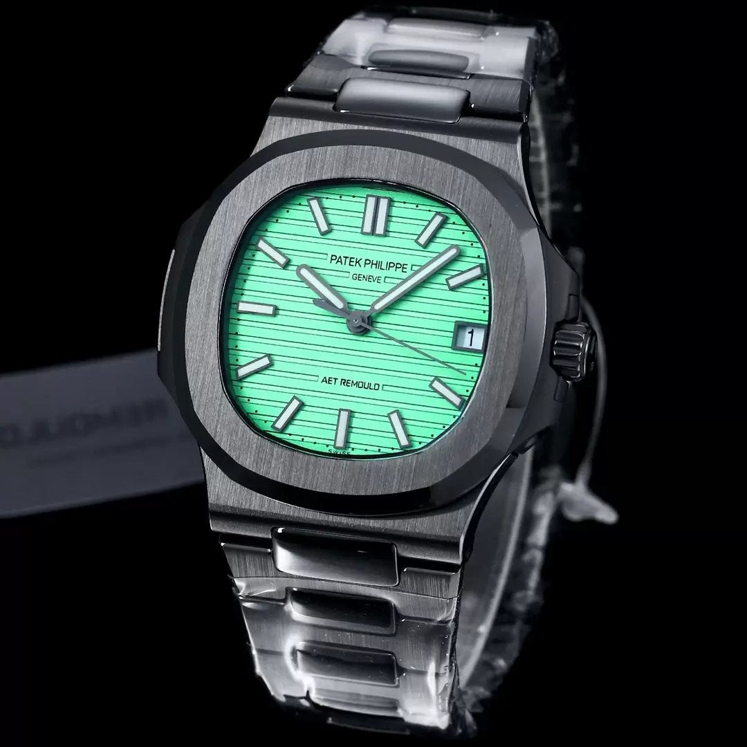 [AET modificado] Patek Philippe Nautilus 5711 Cerámica Esfera verde negra 1:1 Mejor edición