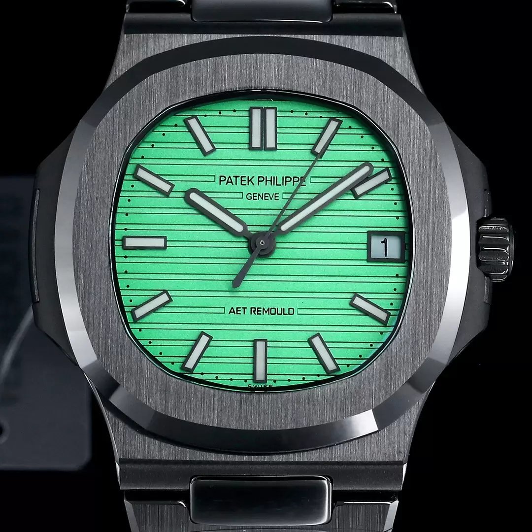 [AET modificato] Patek Philippe Nautilus 5711 Ceramica Nero Verde Quadrante 1:1 Best Edition