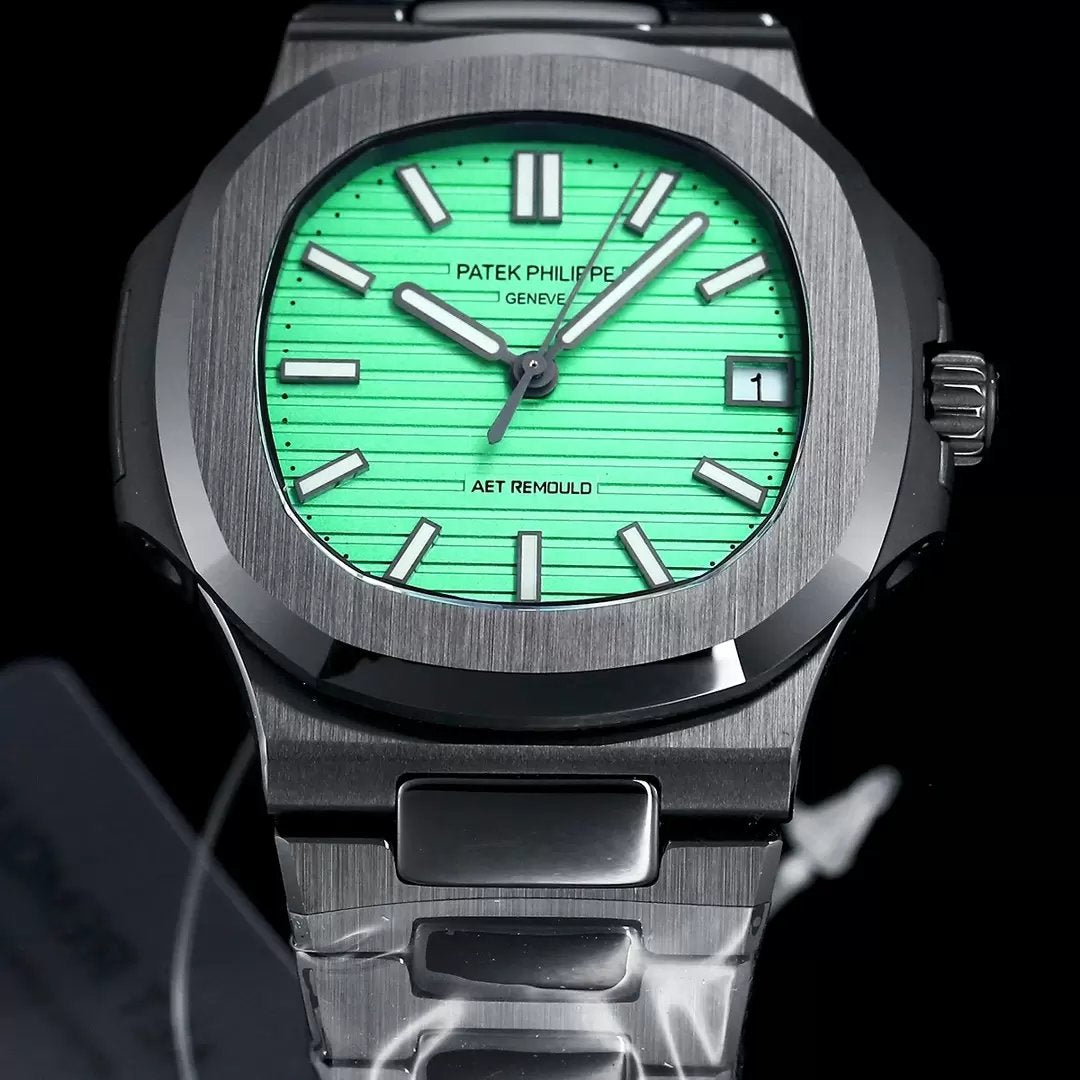 [AET modificato] Patek Philippe Nautilus 5711 Ceramica Nero Verde Quadrante 1:1 Best Edition