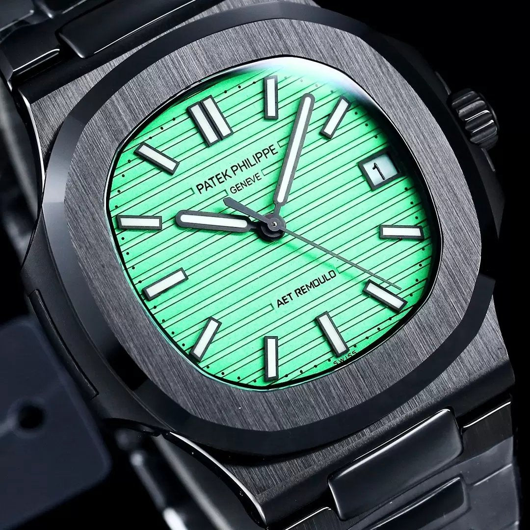 [AET modificato] Patek Philippe Nautilus 5711 Ceramica Nero Verde Quadrante 1:1 Best Edition