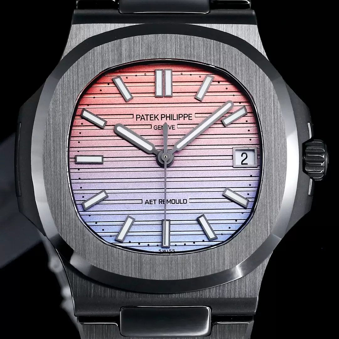 [AET modificato] Patek Philippe Nautilus 5711 Ceramic Black Sunset Dial 1:1 Best Edition