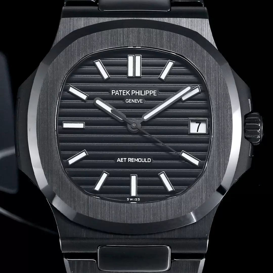 [AET modificado] Patek Philippe Nautilus 5711 Cerámica Esfera negra 1:1 Mejor edición