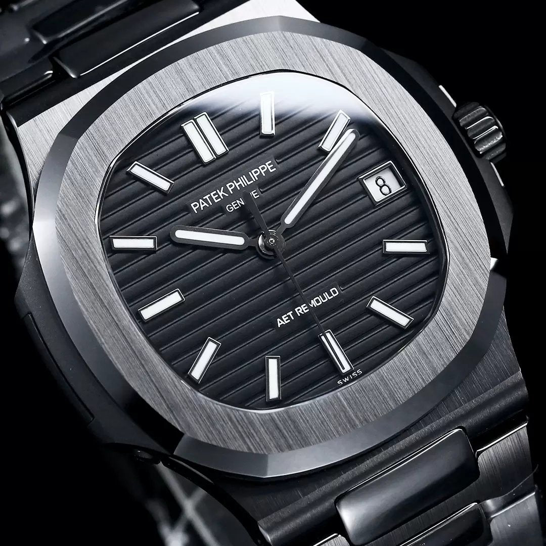 [AET modificado] Patek Philippe Nautilus 5711 Cerámica Esfera negra 1:1 Mejor edición