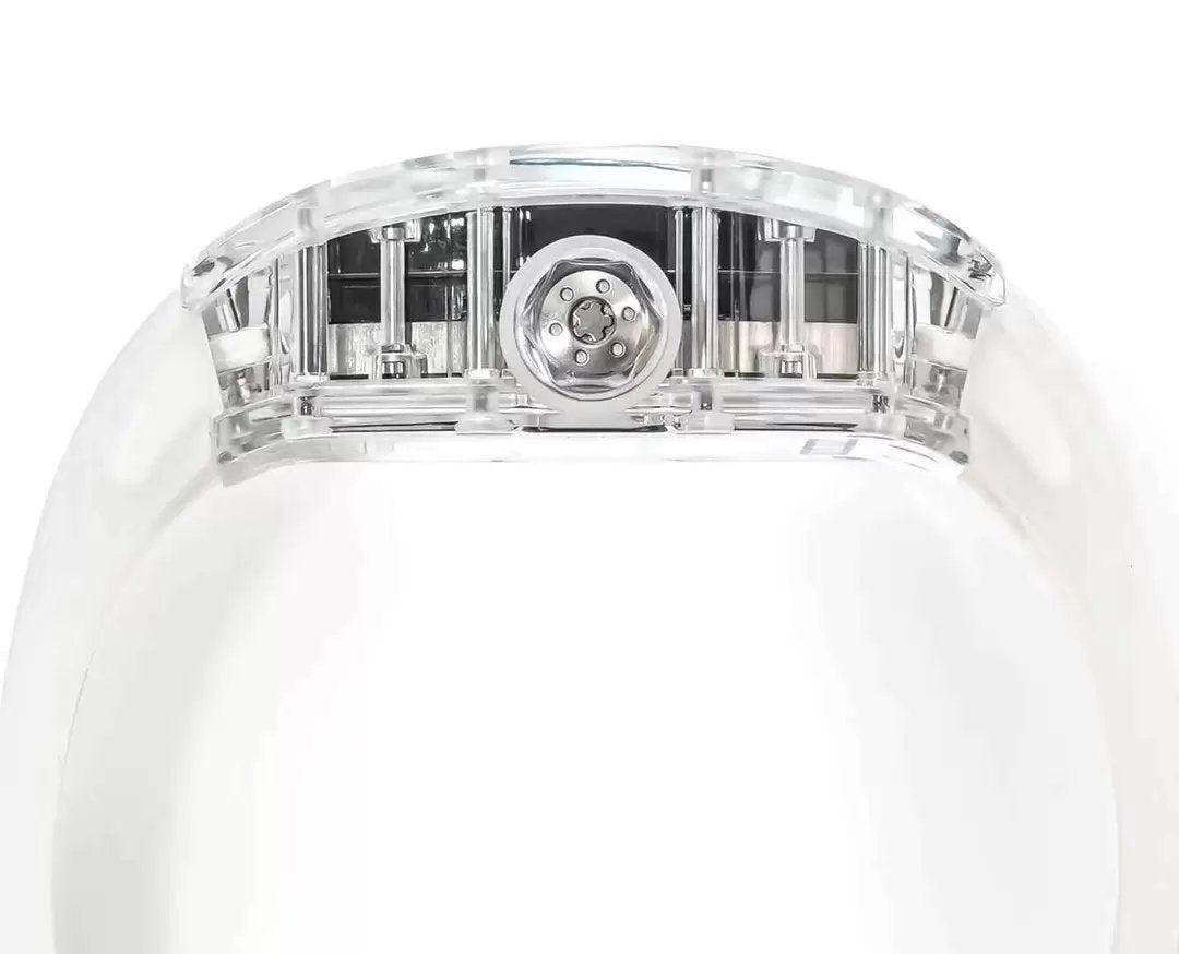 Richard Mille RM38-02 Tourbillon Movement 1:1 Best Edition RM Factory Transparent case Rubber Strap