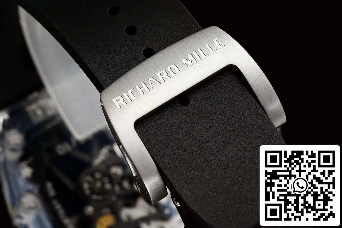 Richard Mille RM35-01 Sonic Factory 1:1 Best Edition Saphire case Black Rubber Strap