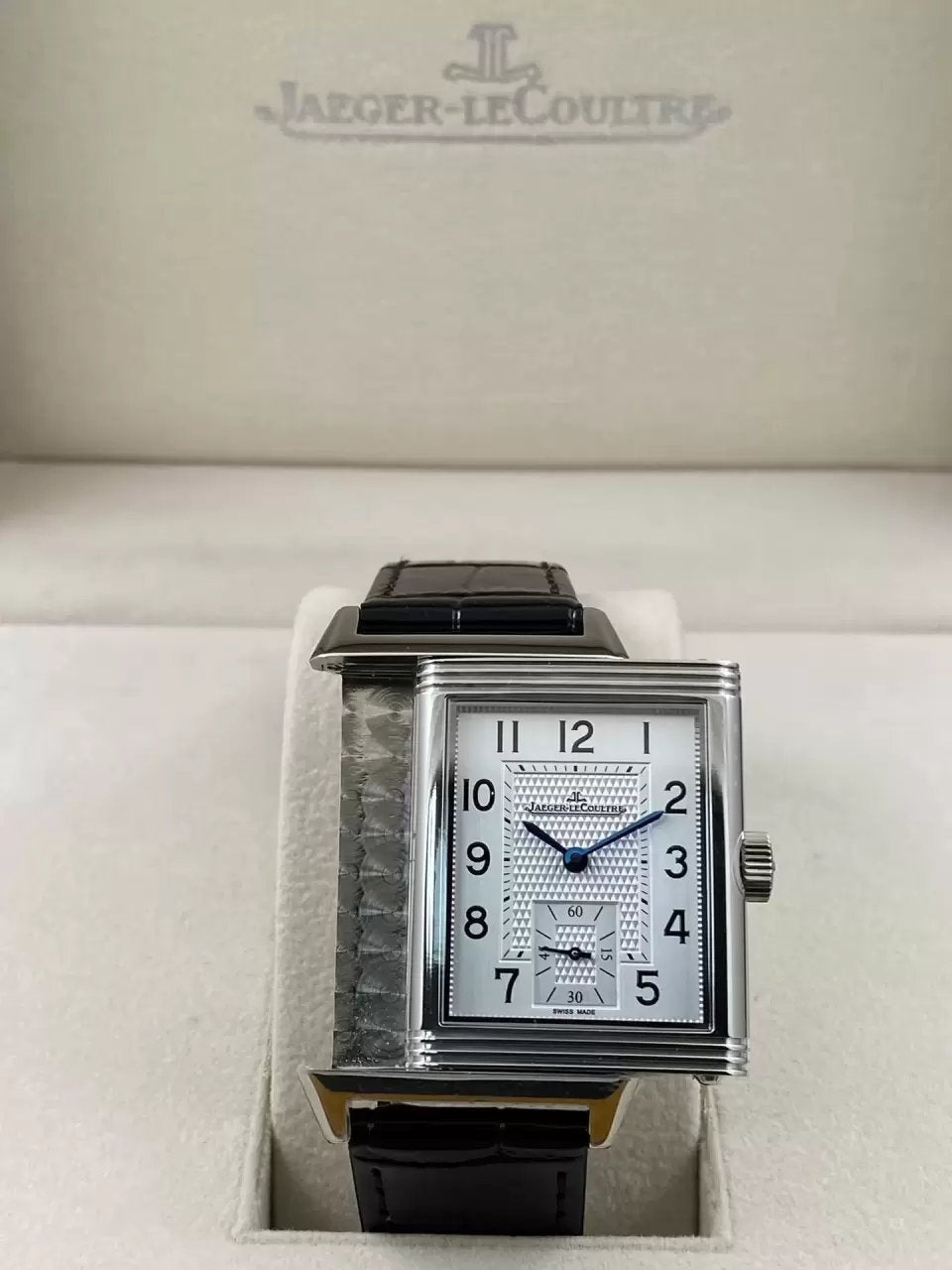 Jaeger-LeCoultre Reverso Tribute Monoface Small Seconds 3848420 MG Factory 1:1 Mejor edición