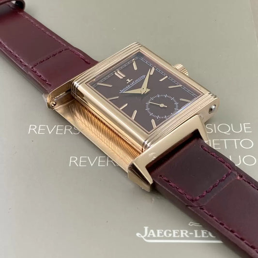 Jaeger-LeCoultre Reverso Tribute Monoface Small Seconds 713256J MG Factory 1:1 Migliore Edizione