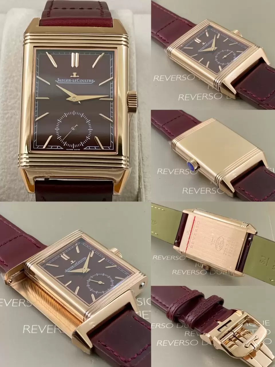 Jaeger-LeCoultre Reverso Tribute Monoface Small Seconds 713256J MG Factory 1:1 Mejor edición