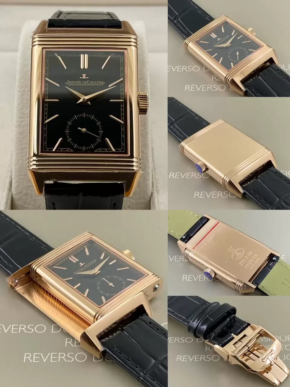 Jaeger-LeCoultre Reverso Tribute Monoface Small Seconds 713256J MG Factory 1:1 Mejor edición