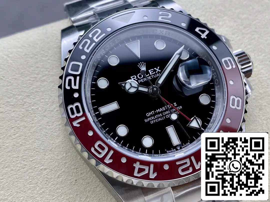 Rolex GMT Master II M126710BLRO-0001 Pepsi 1:1 Best Edition from AR Factory V4 upgrade Oyster Strap