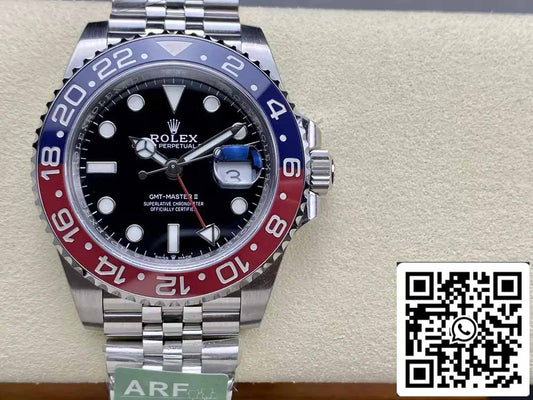 Rolex GMT Master II M126710BLRO-0001 Pepsi 1:1 Best Edition di AR Factory V4 upgrade Jubilee Strap