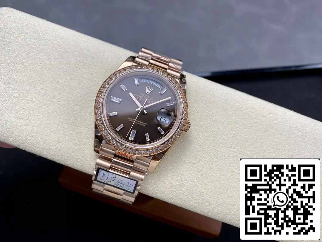 Rolex Day Date M228345RBR-0006 QF Factory 1:1 Versión de contrapeso mejorada Best Edition V5