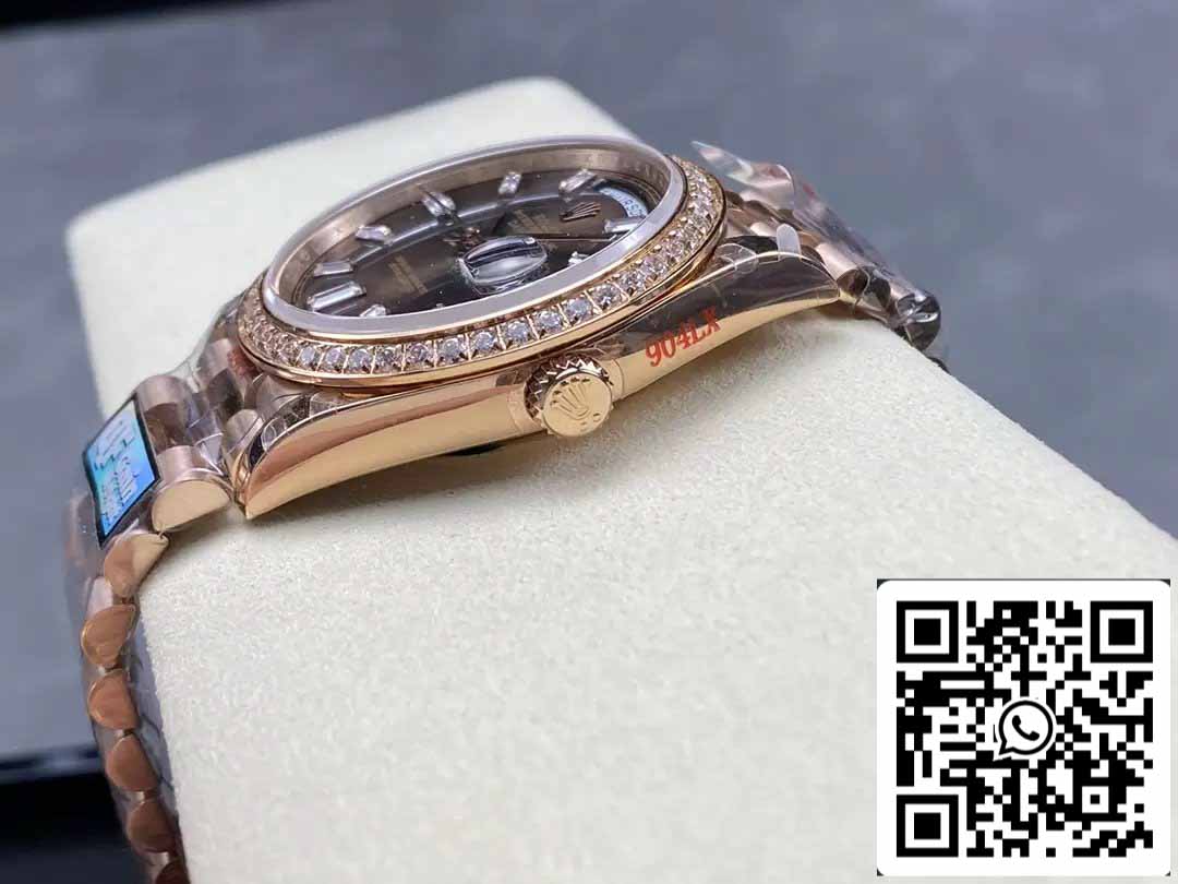 Rolex Day Date M228345RBR-0006 QF Factory 1:1 Versión de contrapeso mejorada Best Edition V5