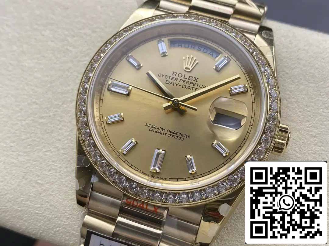 Rolex Day Date m228348rbr-0002 QF Factory 1:1 Versión de contrapeso mejorada Best Edition V5