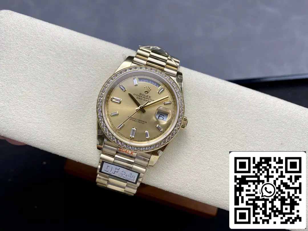 Rolex Day Date m228348rbr-0002 QF Factory 1:1 Versión de contrapeso mejorada Best Edition V5