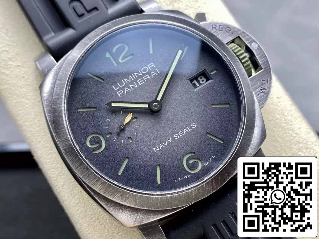 Panerai LUMINOR Marina Navy SEALs PAM01412 PAM1412 1:1 Mejor edición vs Fábrica