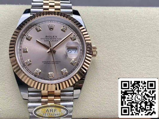 Rolex Datejust 126331-001 ARF Factory 1:1 Best Edition electrochapado con oro de 18 quilates