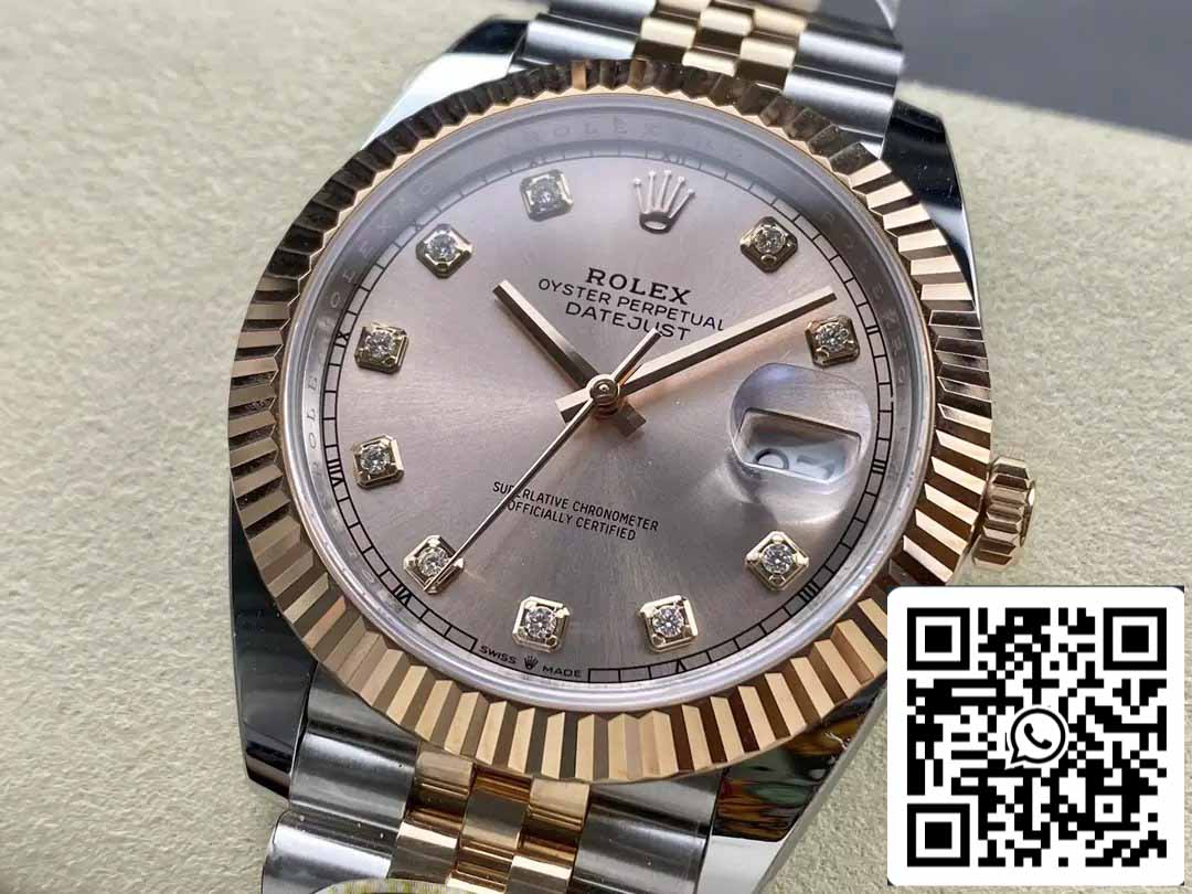 Rolex Datejust 126331-001 ARF Factory 1:1 Best Edition electrochapado con oro de 18 quilates