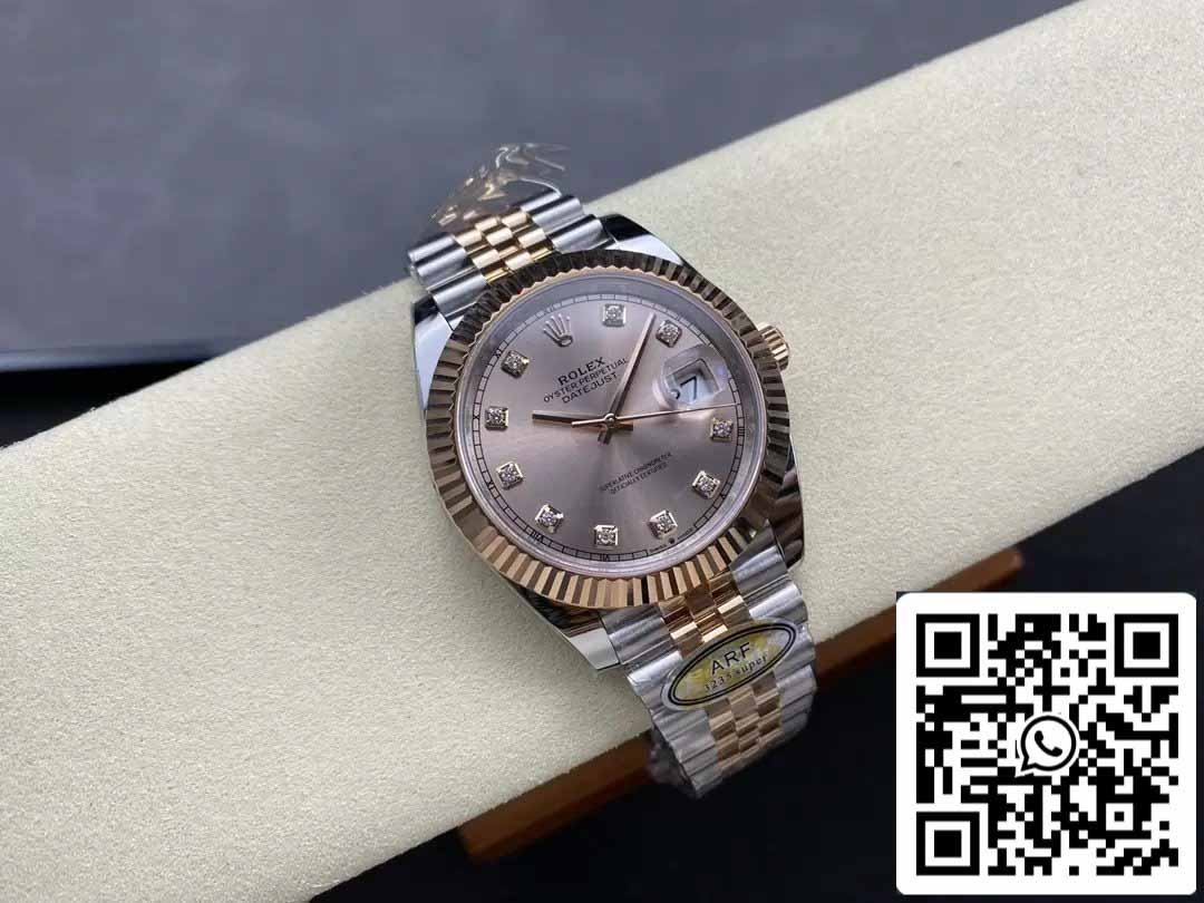 Rolex Datejust 126331-001 ARF Factory 1:1 Best Edition electrochapado con oro de 18 quilates