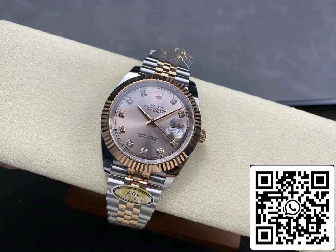 Rolex Datejust 126331-001 ARF Factory 1:1 Best Edition electrochapado con oro de 18 quilates