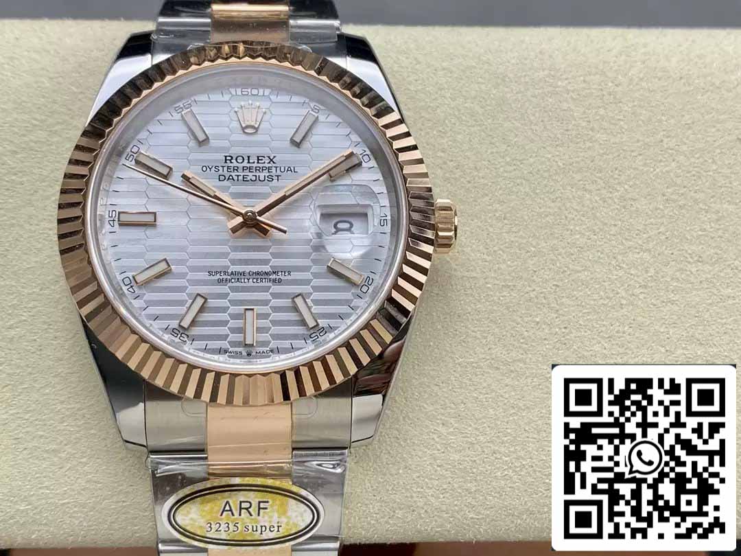 Rolex Datejust 41 126331-0017 Oyster Strap ARF Factory 1:1 Best Edition placcato in oro 18k