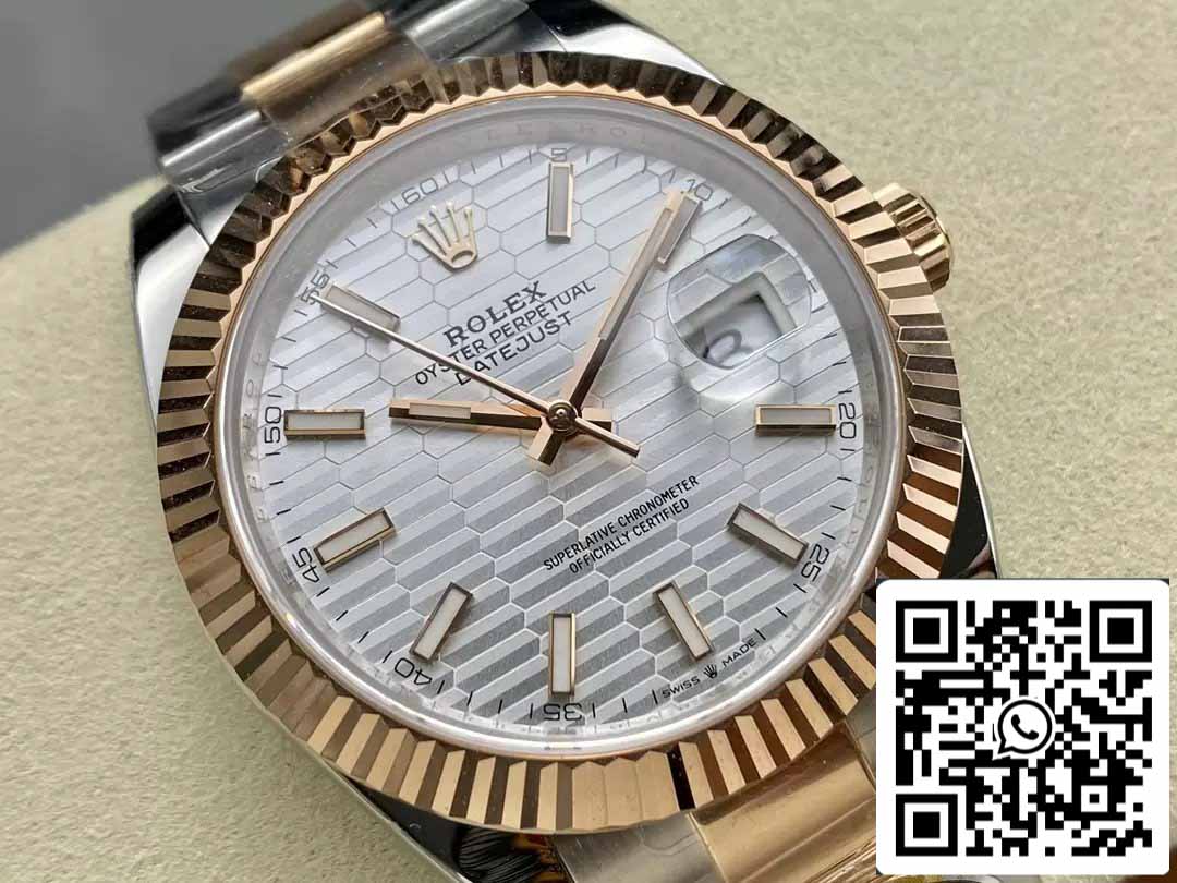 Rolex Datejust 41 126331-0017 Oyster Strap ARF Factory 1:1 Best Edition placcato in oro 18k