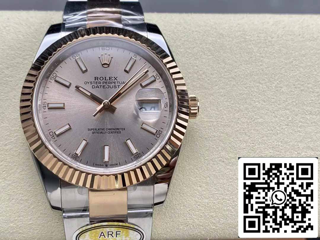 Correa Oyster Rolex Datejust 126331-0009 ARF Factory 1:1 Best Edition galvanizada con oro de 18 quilates